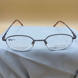 Titmus TS2 DKB Titanium Safety Glasses Frames Unisex 50-21-145 Bronze Academic